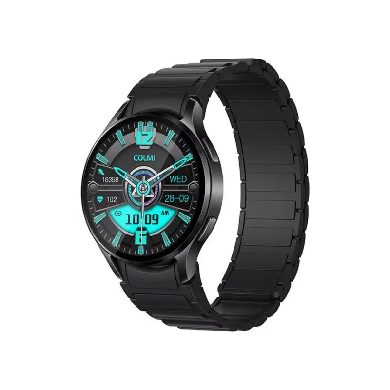 Montre Connectée COLMI i28 Ultra Métal / Silver Avec Écouteurs Sans Fil Bluetooth  OTU AI-18 Blanc - variant I28-MTL-BK-AI18 - photo 2