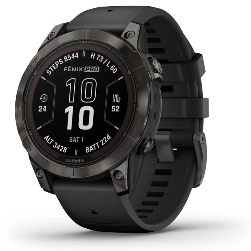 Montre Connectée Garmin Fenix 7 Pro Sapphire Solar Edition / Noir