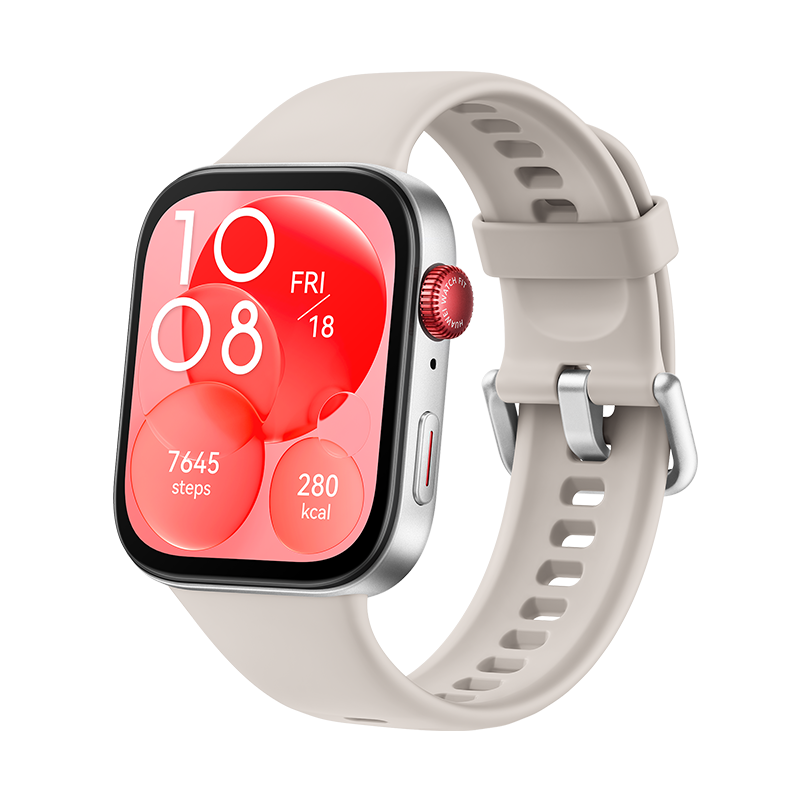 Montre connectée Huawei Watch Fit 3 / Blanc / 55020CJU