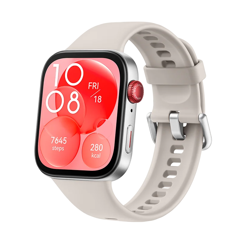 Montre connectée Huawei Watch Fit 3 / Blanc / 55020CJU