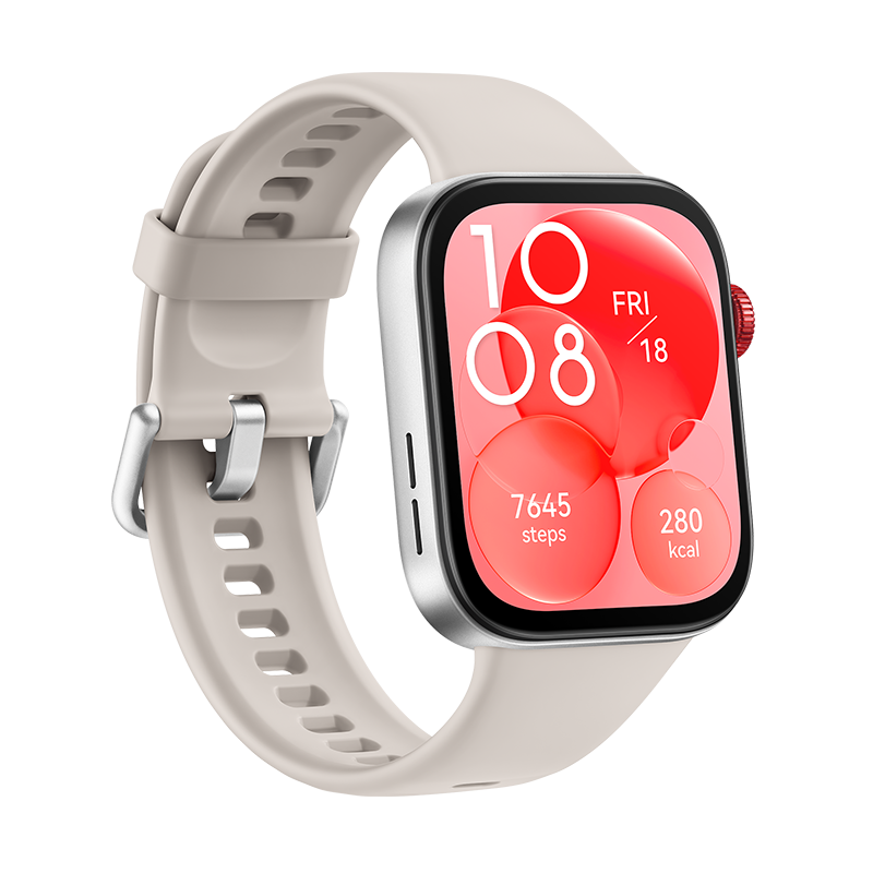 Montre connectée Huawei Watch Fit 3 / Blanc / 55020CJU