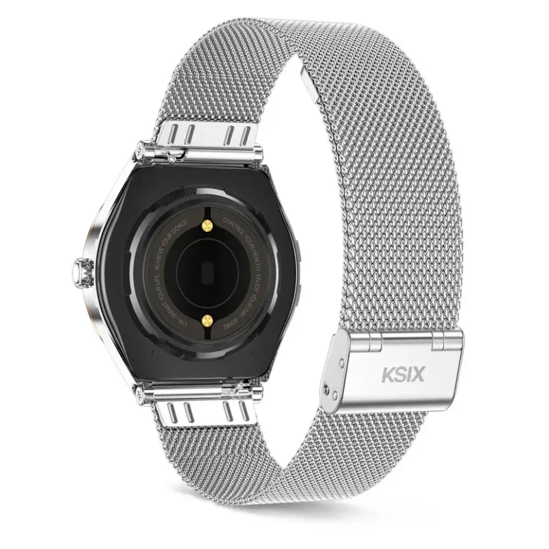 Montre Connectee Ksix Lya Rose & Silver 1,19" / 2 Bracelets (metal + Silicone) - photo 2