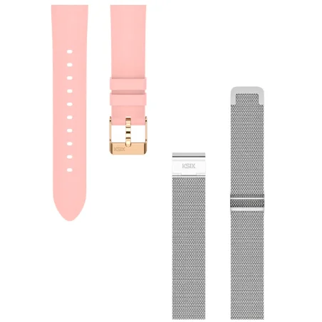 Montre Connectee Ksix Lya Rose & Silver 1,19" / 2 Bracelets (metal + Silicone) - photo 15