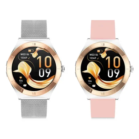 Montre Connectee Ksix Lya Rose & Silver 1,19" / 2 Bracelets (metal + Silicone) - photo 17
