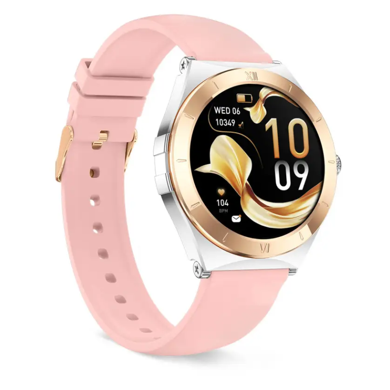 Montre Connectee Ksix Lya Rose & Silver 1,19" / 2 Bracelets (metal + Silicone) - photo 3
