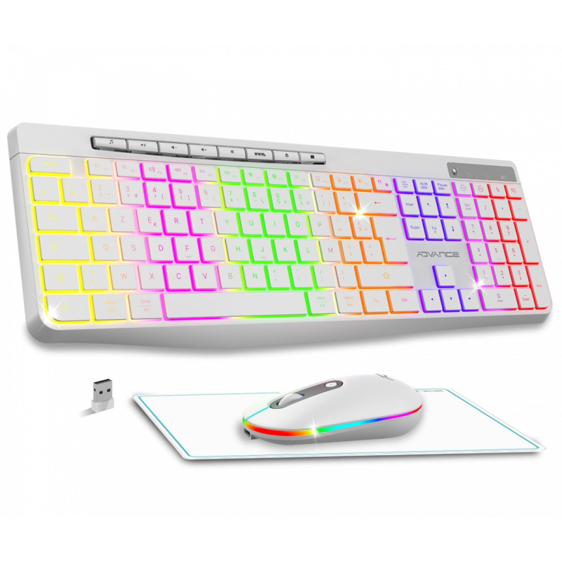 PACK CLAVIER SOG R-TYPE CLA+SOURIS SANS FIL RGB NOIR RECHARGEABLE - variant CLS-3100WT - photo 1