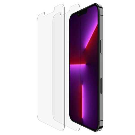 Pack De 2 Protections Ecran BELKIN Tempered Glass Pour iPhone 13 Pro Max - photo 3