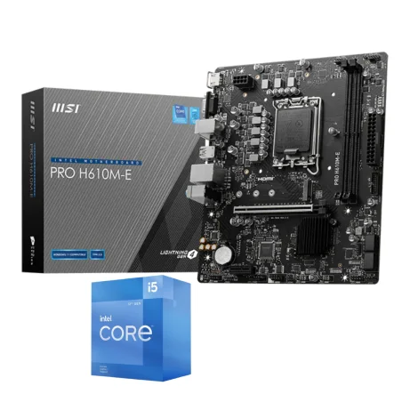 Pack Processeur Intel Core i5-12400F 12e génération Avec Carte mére MSI PRO H610M-E / Micro ATX / LGA1700 / DDR4 - variant PACK-12400F-1-D5 - photo 3
