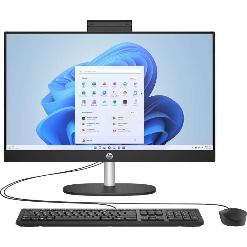 PC de Bureau All-in-One HP 24-cr2007nk / Ultra 5 225U / 16 Go / 1 To SSD / Noir