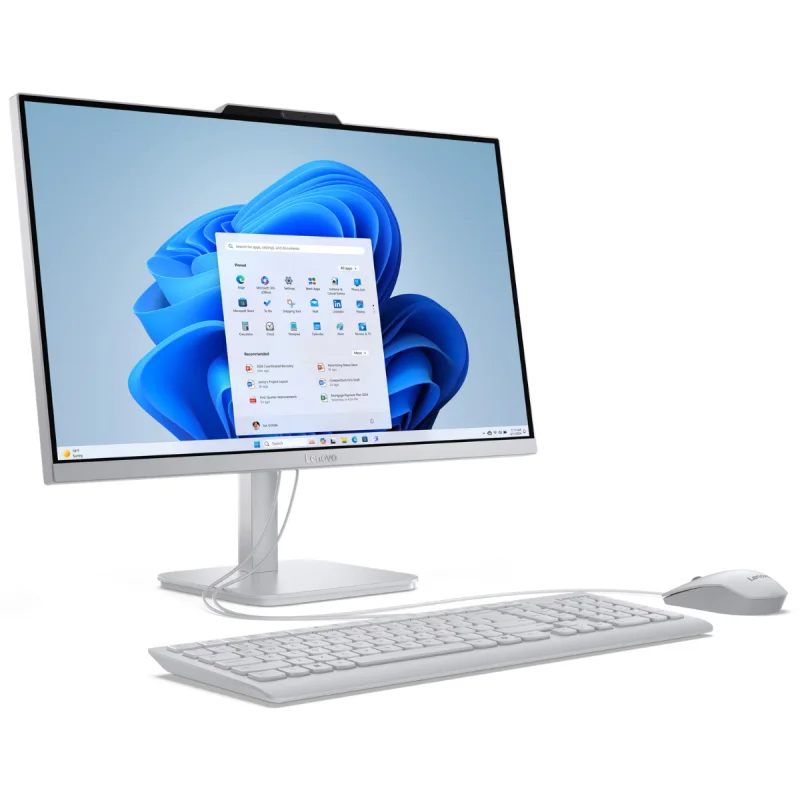 Pc de Bureau All in One Lenovo A100 / Intel N100 / 16 Go / 256 Go SSD / Gris - Lenovo - photo 1