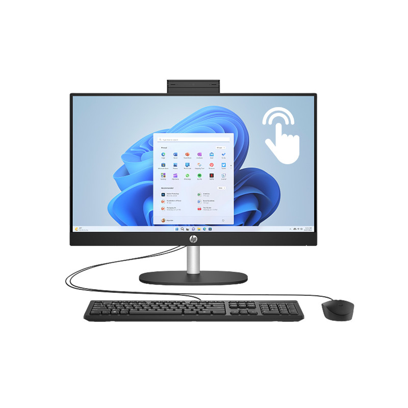 Pc de Bureau HP All in One AI 27-cr2034nk / Ultra 5-225U / 24 Go DDR5 / 512 Go SSD / Noir - variant CM3Q4EA - photo 1
