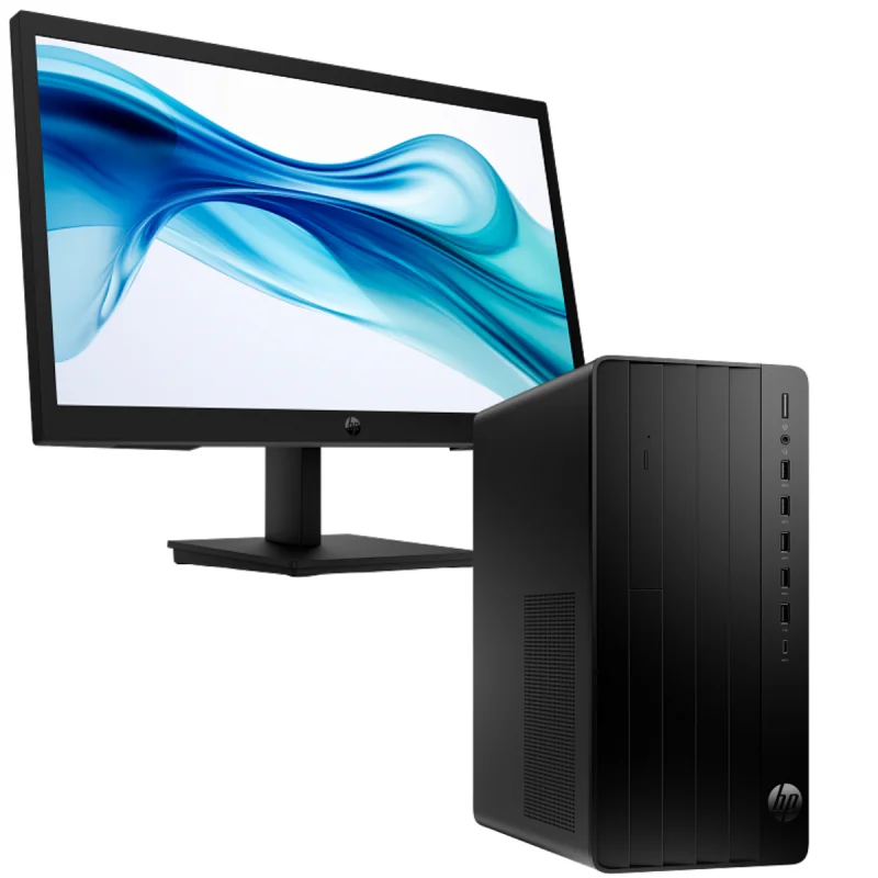 Pc de bureau HP Pro 290 G9 / i3-14100 / 8 Go / 512 Go / Noir Avec Écran HP 21.5" Full HD
