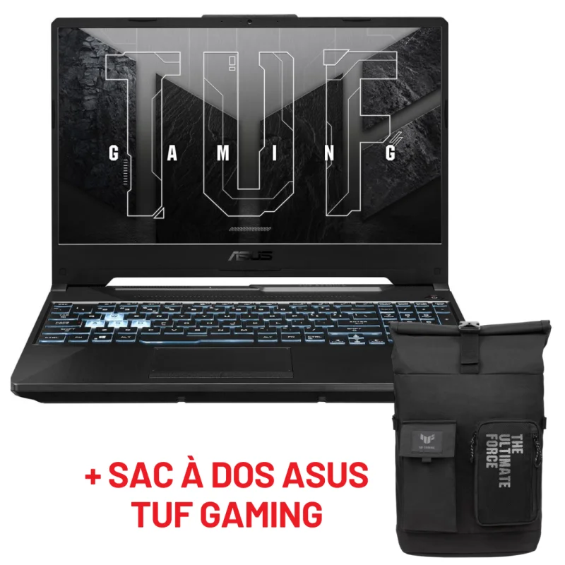 PC Portable ASUS TUF Gaming A15 FA506NCR / Ryzen 7 7435HS / RTX 3050 4G / 16 Go / 512 Go SSD / Windo