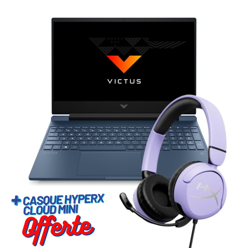 PC Portable Gamer HP Victus Gaming Laptop 15-fa1006nk / i5-13420H / 16 Go / 512 Go SSD / Windows 11