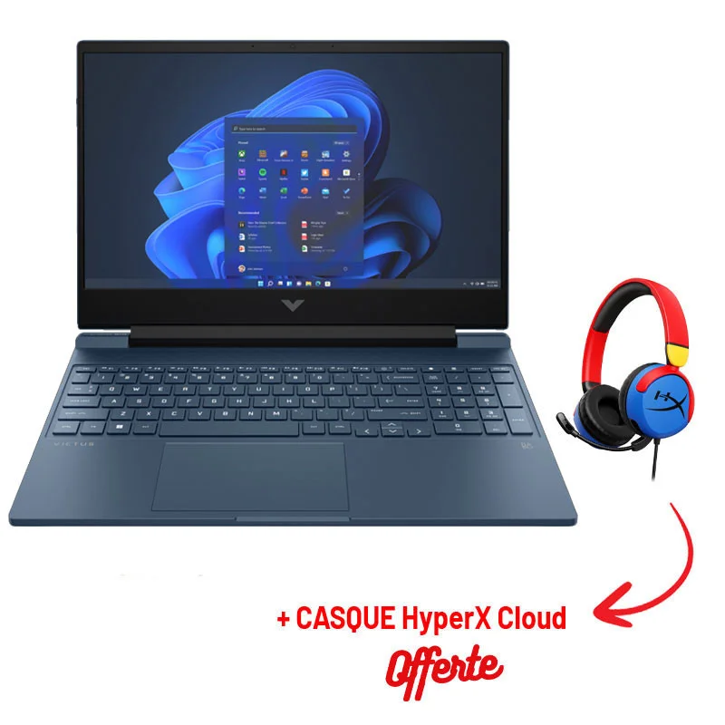 PC Portable Gamer HP Victus Gaming Laptop 15-fa1006nk / i5-13420H / 32 Go / 512 Go SSD / Windows 11