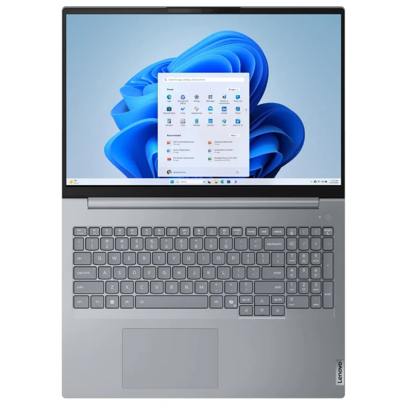 Pc Portable Lenovo ThinkBook 16 G8 IAL / Ultra 7 255H / 16 Go DDR5 / 512 Go SSD / Gris Avec Sacoche