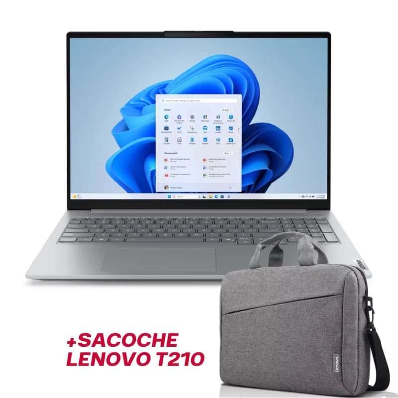 Pc Portable Lenovo ThinkBook 16 G8 IAL / Ultra 7 255H / 16 Go DDR5 / 512 Go SSD / Gris Avec Sacoche