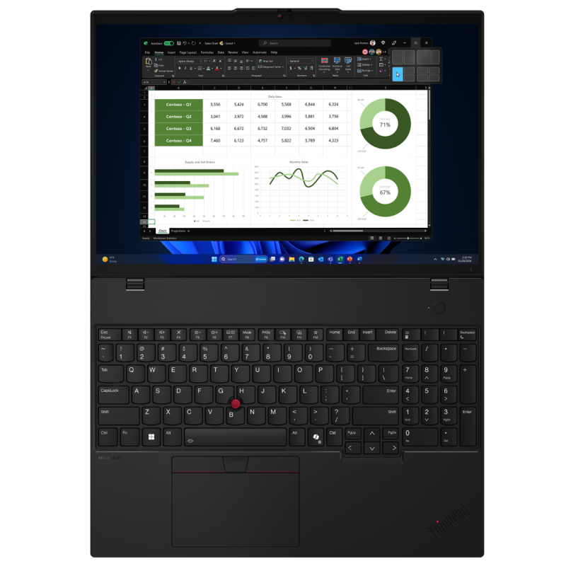 Pc Portable Lenovo ThinkPad L16 Gen 1 / Ultra 5 125U / 8 Go DDR5 / 512 Go SSD / Windows 11 Pro / Noi