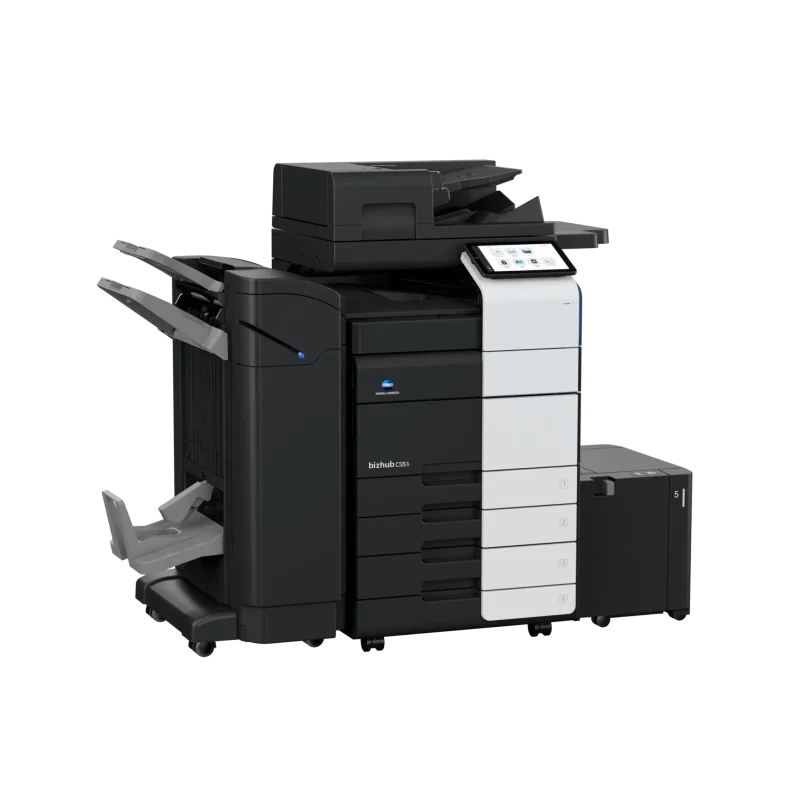 Photocopieur Multifonction Konica Minolta C251i +4 toners + alimentateur retourneur DF 632+ socle