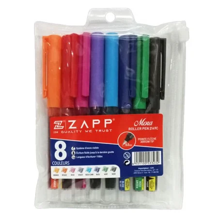 Pochette de 4 Stylos ZAPP Roller Mora / Assortis - variant 2149C8 - photo 3