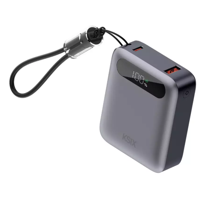 Power Bank KSIX 20 000 mAh, charge rapide PD 22,5W / Gris - photo 2