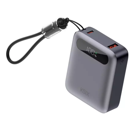 Power Bank KSIX 20 000 mAh, charge rapide PD 22,5W / Gris - photo 10