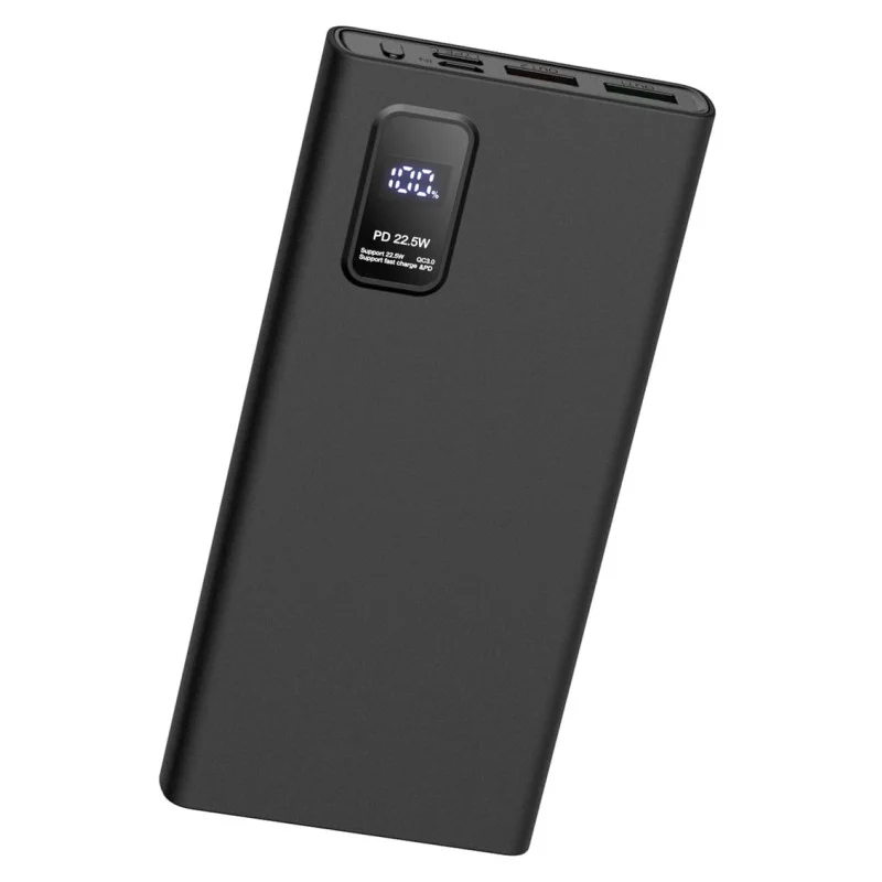 POWER BANK PLATINET 10000 mAh Polymère PD 3.0 QC 3.0 Écran LED BLANC - variant PMPB10WQC726B - photo 2