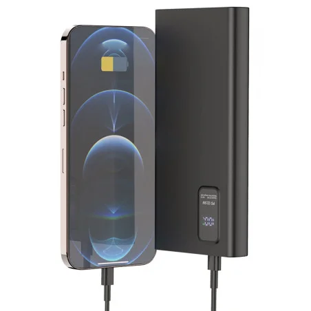 POWER BANK PLATINET 10000 mAh Polymère PD 3.0 QC 3.0 Écran LED BLANC - variant PMPB10WQC726B - photo 12