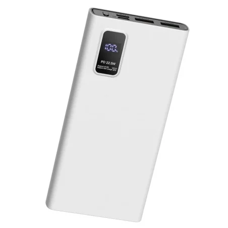 POWER BANK PLATINET 10000 mAh Polymère PD 3.0 QC 3.0 Écran LED BLANC - photo 8