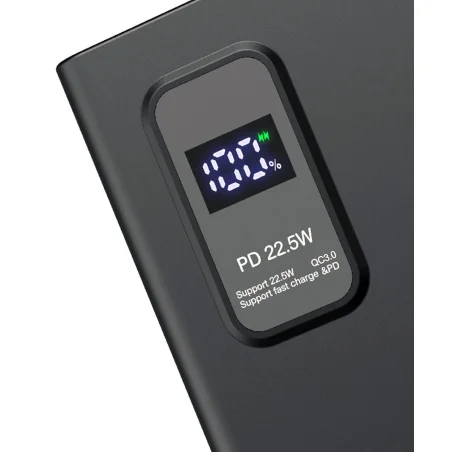 POWER BANK PLATINET 10000 mAh Polymère PD 3.0 QC 3.0 Écran LED BLANC - variant PMPB10WQC726B - photo 10