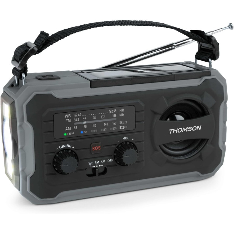 Radio solaire d’urgence longue durée RT280G THOMSON - photo 1