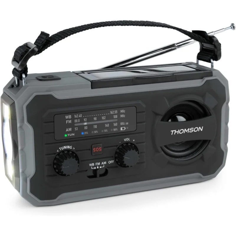 Radio solaire d’urgence longue durée RT280G THOMSON