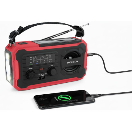 Radio solaire d’urgence longue durée RT280G THOMSON - variant 3499550390667 - photo 11