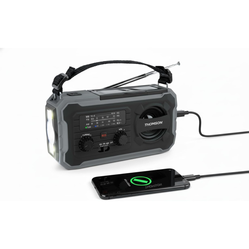 Radio solaire d’urgence longue durée RT280G THOMSON - photo 4