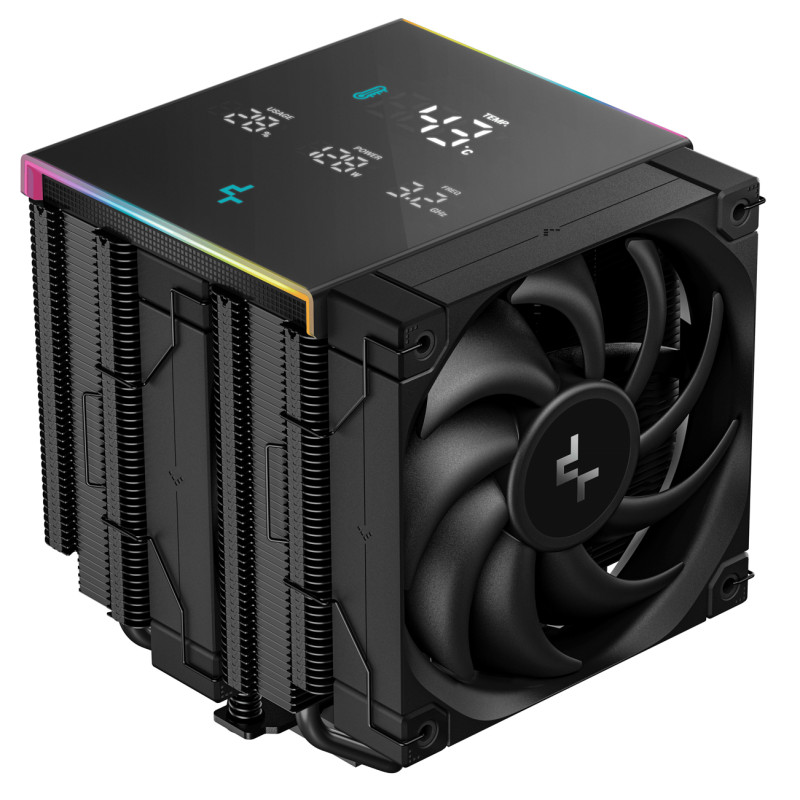 Refroidisseur d'air pour processeur DeepCool AK400 DIGITAL PRO / LGA 1700 / AM5 / RGB / Noir - variant R-AK620-BKAPMN-G - photo 2