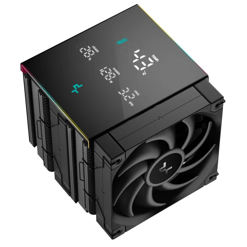 Refroidisseur d'air pour processeur DeepCool AK400 DIGITAL PRO / LGA 1700 / AM5 / RGB / Noir - variant R-AK620-BKAPMN-G - photo 3
