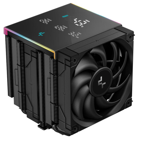 Refroidisseur d'air pour processeur DeepCool AK400 DIGITAL PRO / LGA 1700 / AM5 / RGB / Noir - variant R-AK620-BKAPMN-G - photo 8