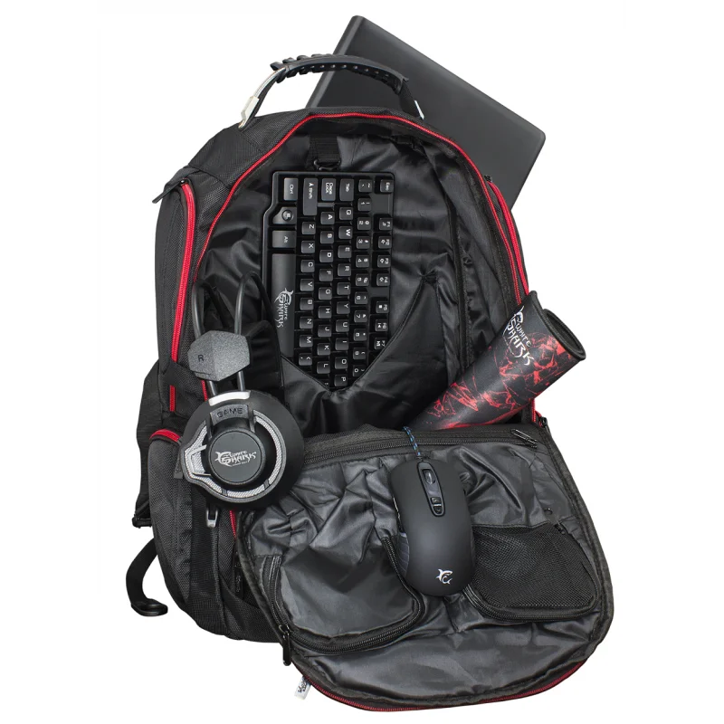 Sac à dos Gaming pour Pc Portable 17.3" White Shark DARK NOMAD - photo 2