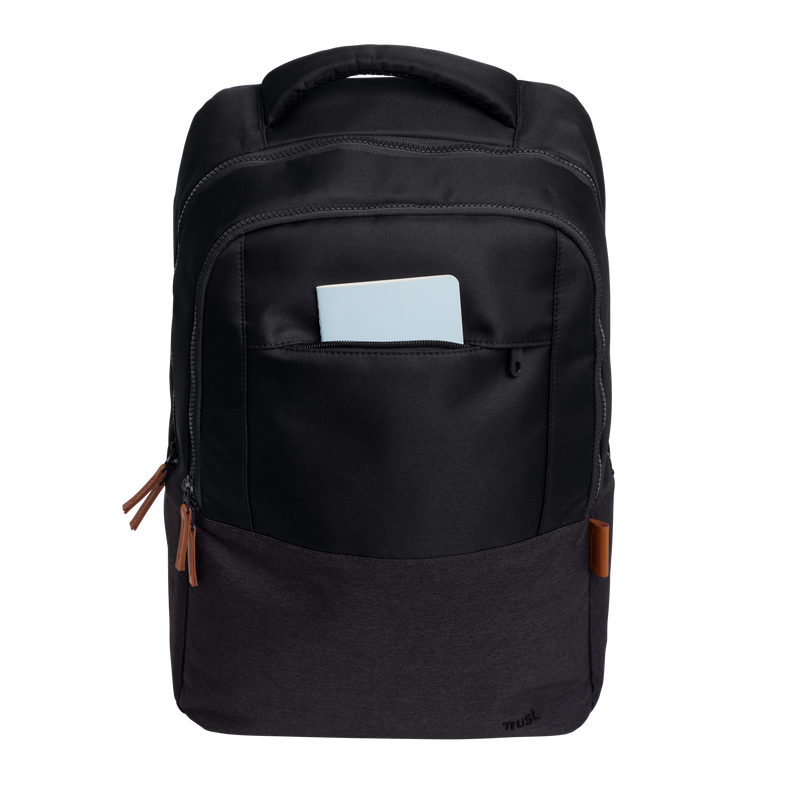 SAC À DOS TRUST LISBOA POUR PC PORTABLE 16" / 20 LITRES / Noir