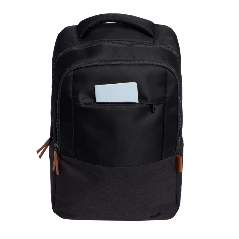 SAC À DOS TRUST LISBOA POUR PC PORTABLE 16" / 20 LITRES / Noir