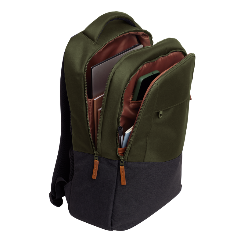 SAC À DOS TRUST LISBOA POUR PC PORTABLE 16" / 20 LITRES / Vert