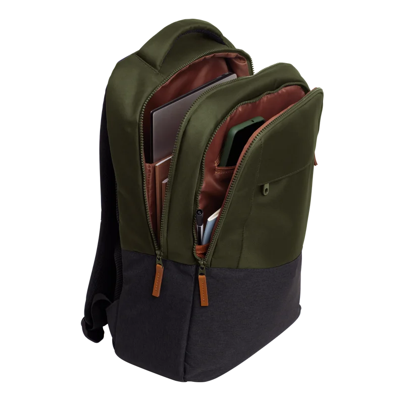SAC À DOS TRUST LISBOA POUR PC PORTABLE 16" / 20 LITRES / Vert