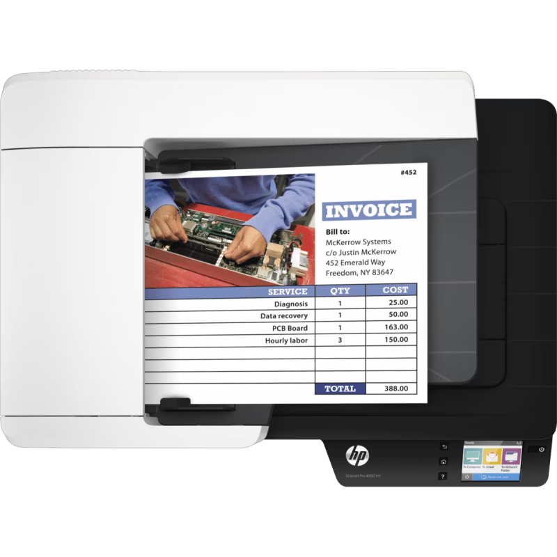 Scanner à plat HP ScanJet 4500fn1 / Réseau