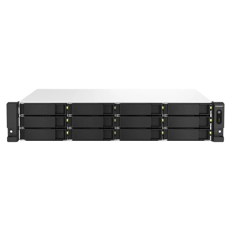 Serveur NAS 12 baies QNAP TS-1264U-RP-4G / Sans Disque Dur / Intel Celeron N5095
