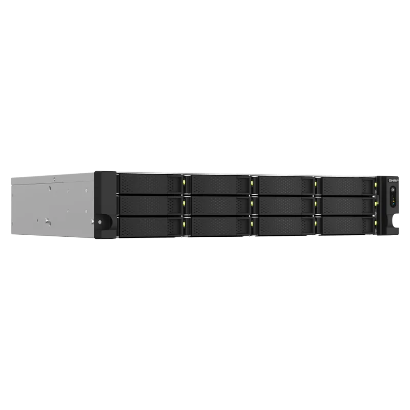Serveur NAS 12 baies QNAP TS-1264U-RP-4G / Sans Disque Dur / Intel Celeron N5095