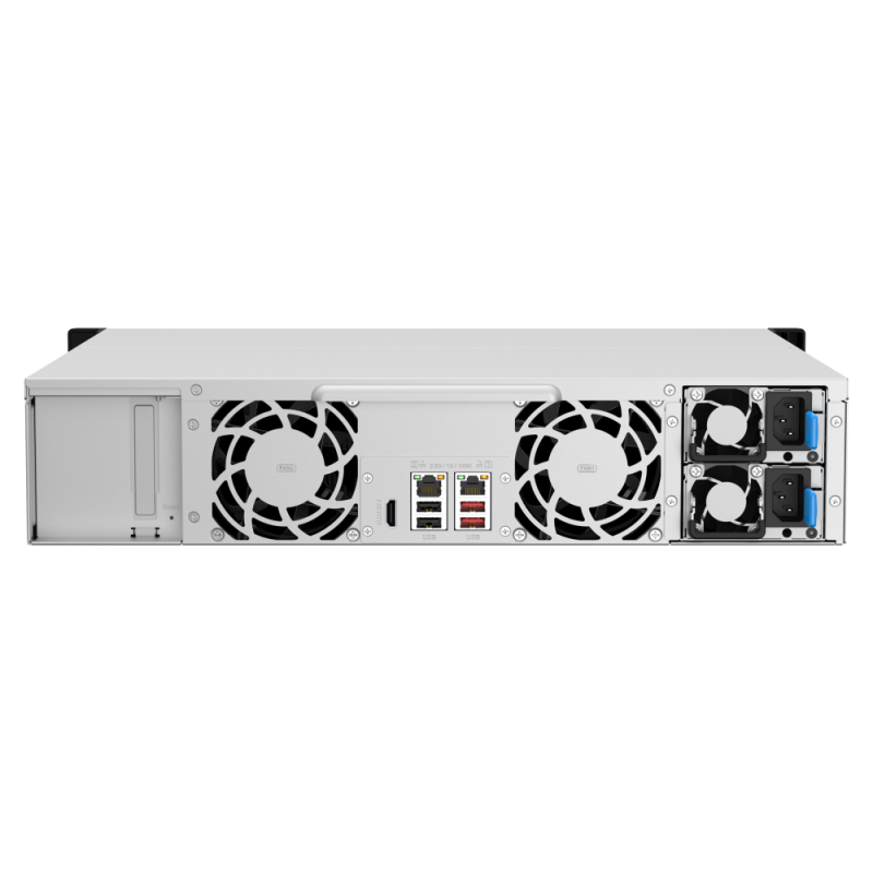 Serveur NAS 12 baies QNAP TS-1264U-RP-4G / Sans Disque Dur / Intel Celeron N5095
