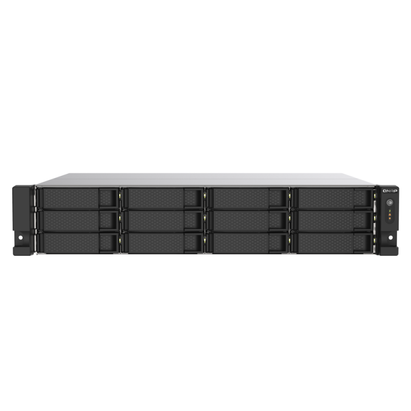 Serveur NAS PROFESSIONNEL 12 baies QNAP TS-1273AU-RP-8G / Sans Disque Dur / AMD Ryzen Embedded V1500