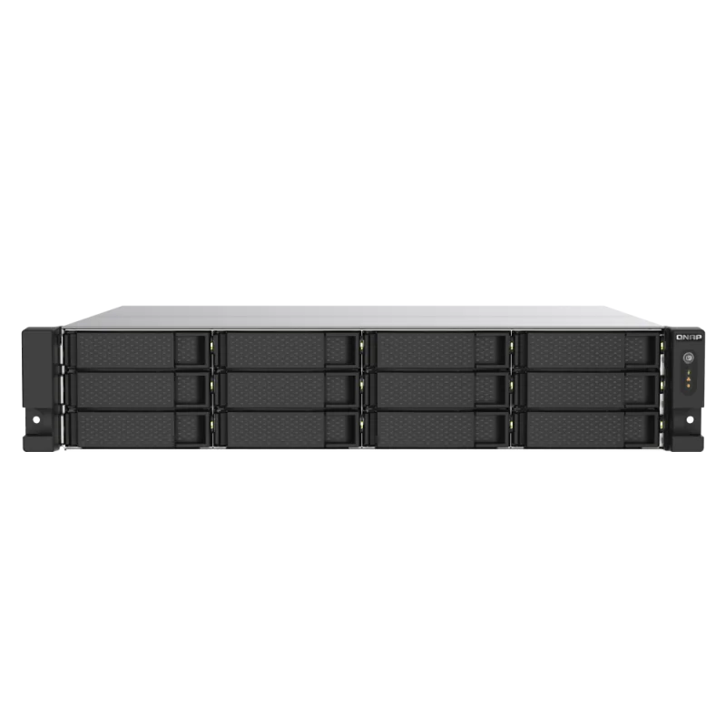 Serveur NAS PROFESSIONNEL 12 baies QNAP TS-1273AU-RP-8G / Sans Disque Dur / AMD Ryzen Embedded V1500
