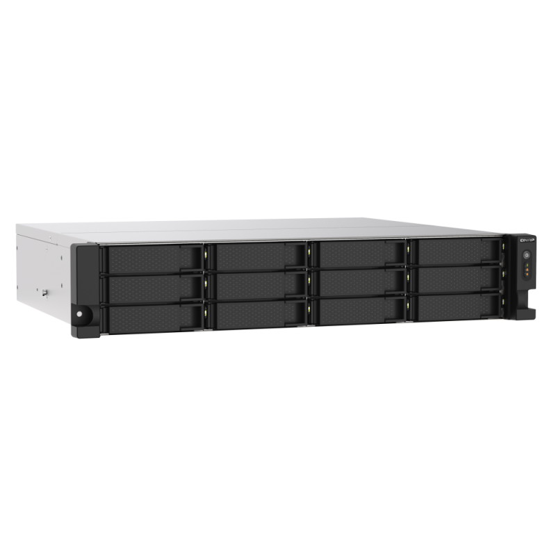 Serveur NAS PROFESSIONNEL 12 baies QNAP TS-1273AU-RP-8G / Sans Disque Dur / AMD Ryzen Embedded V1500