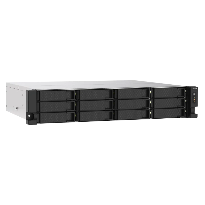 Serveur NAS PROFESSIONNEL 12 baies QNAP TS-1273AU-RP-8G / Sans Disque Dur / AMD Ryzen Embedded V1500
